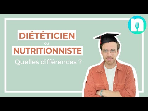 🥕 DIÉTÉTICIEN ou NUTRITIONNISTE, quelles différences ? Quels diplômes ? Quelles compétences ?