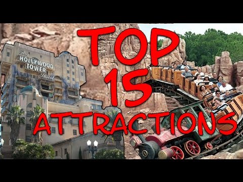 TOP 15 des ATTRACTIONS de DISNEYLAND PARIS