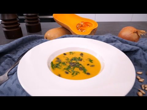 Soupe de courge butternut