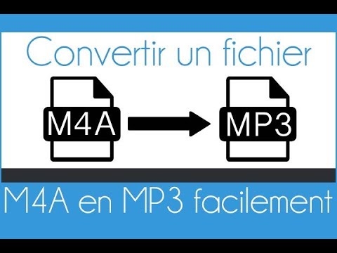 Comment convertir une fichier M4A en MP3 (sans logiciel)