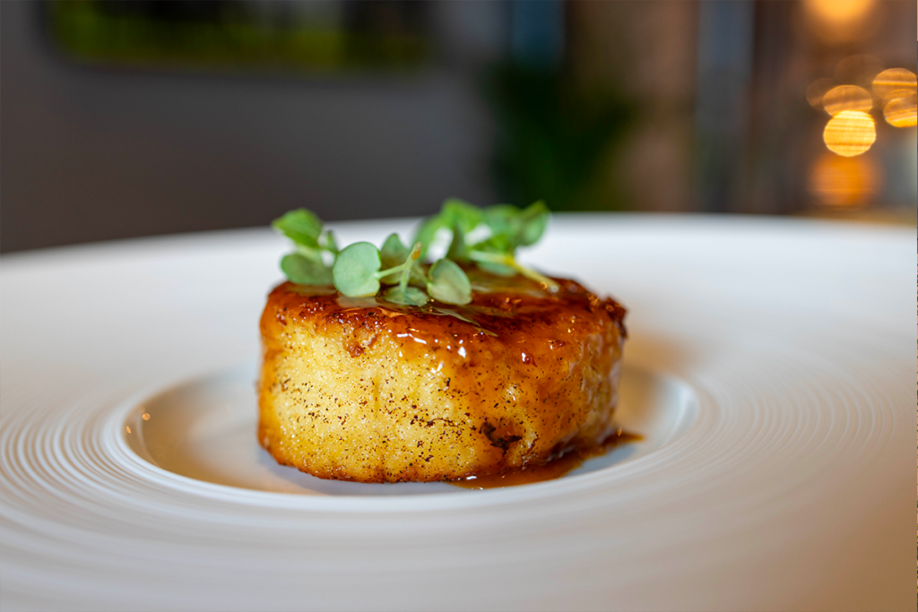 restaurant étoilé auberge du pont auvergne pain perdu ©JDEO