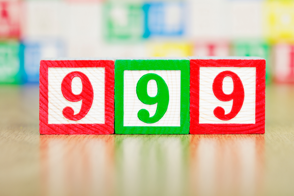 Le chiffre 999 symbolique et significations