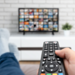 Écran d'ordinateur affichant des icônes de différents sites de streaming gratuits
