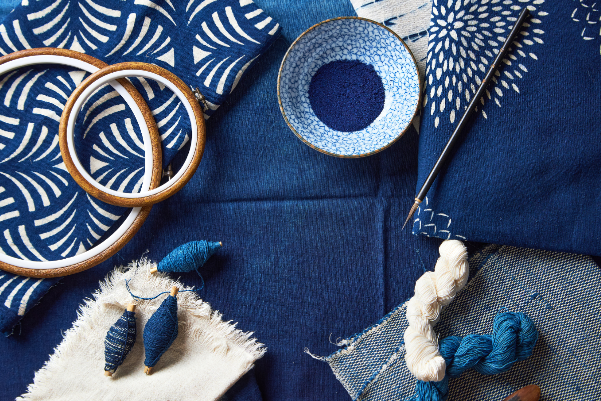 couleur indigo décoration intérieure